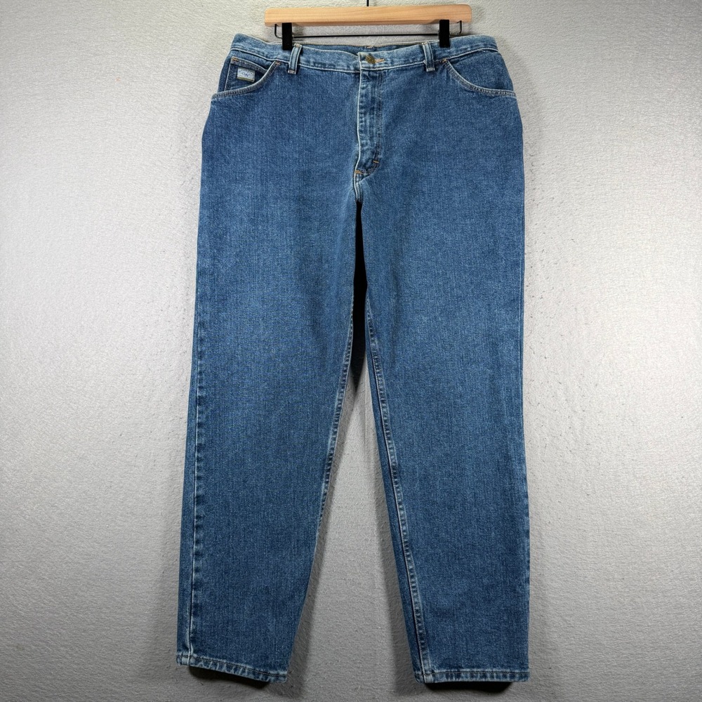 Vintage Lee Riders Womens Jeans Medium Wash Straight Leg Size 16x30 Cotton Y2K